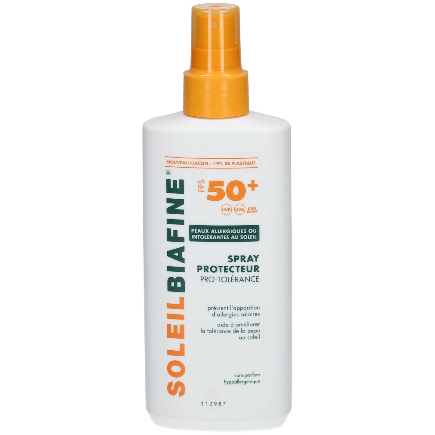 Soleilbiafine® Pro-Tolerance Zonnespray SPF50+