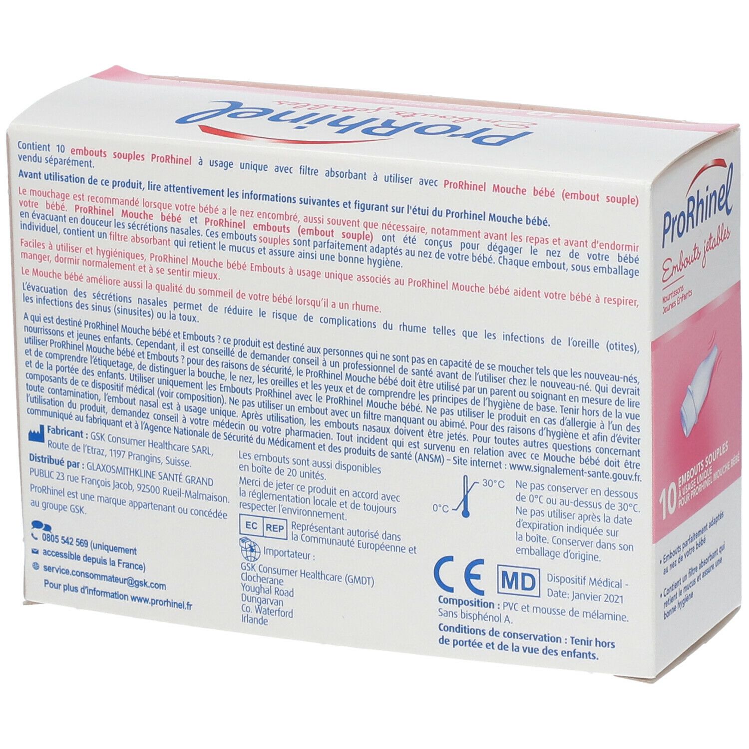 ProRhinel® zachte wegwerptips