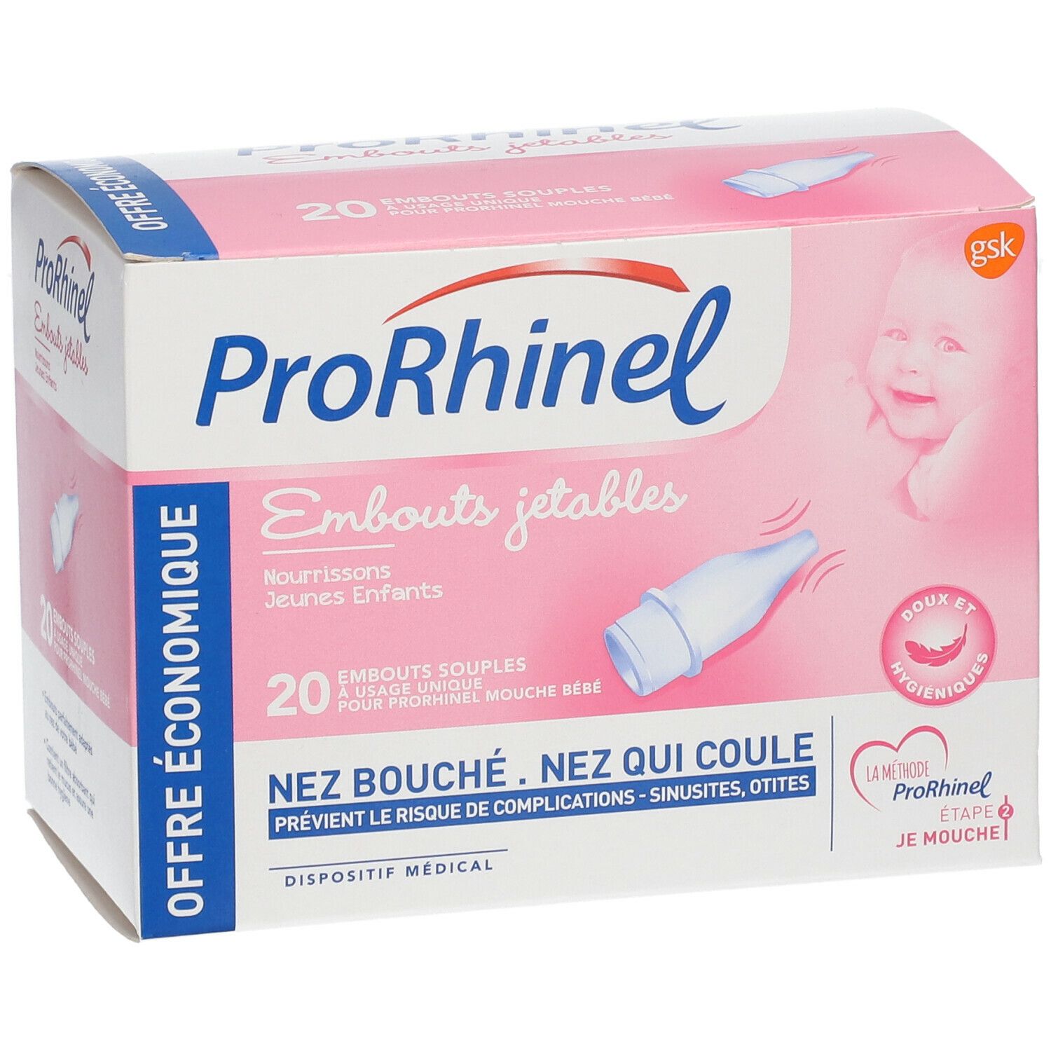 ProRhinel® embouts jetables souples