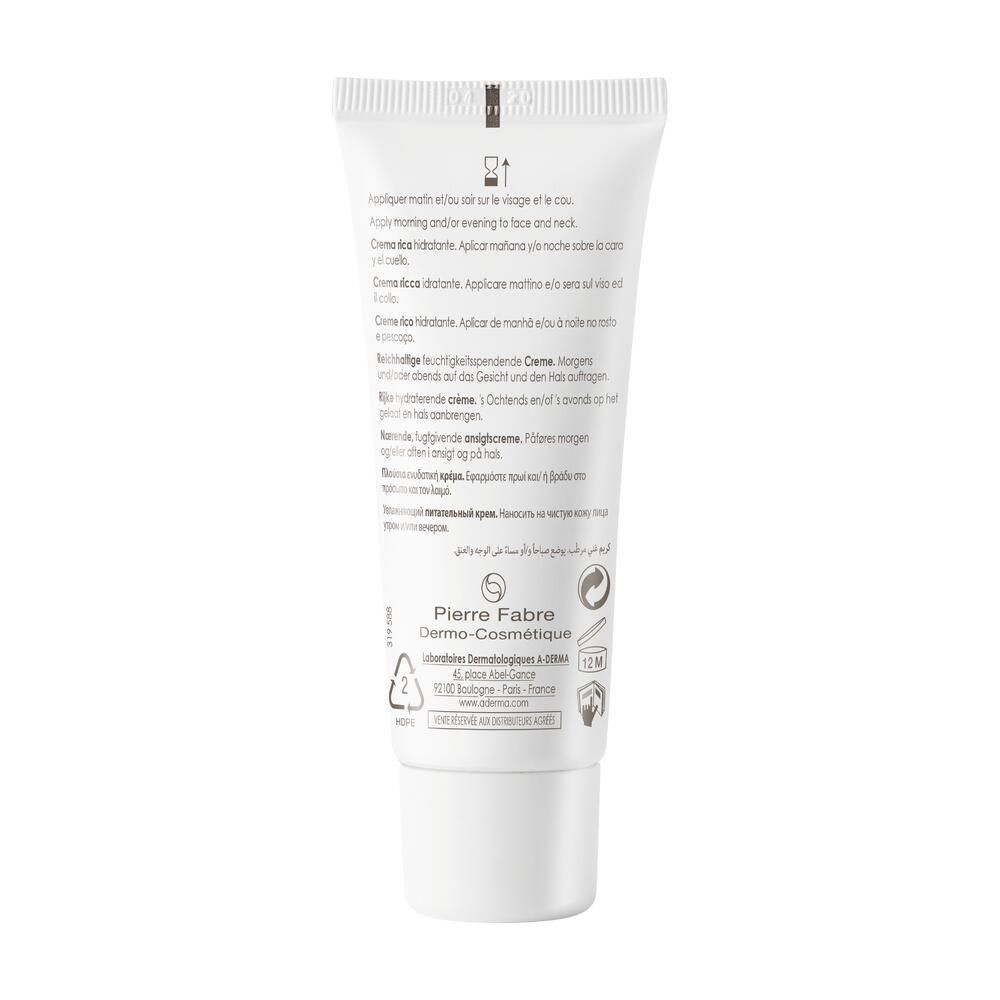 A-derma Hydralba Rijke Hydraterende Crème