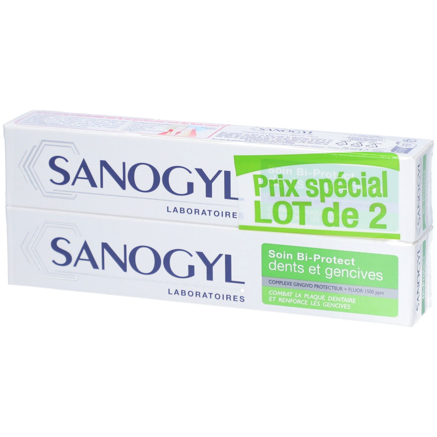 Sanogyl Bi Protect dentifrice soin complet dents et gencives