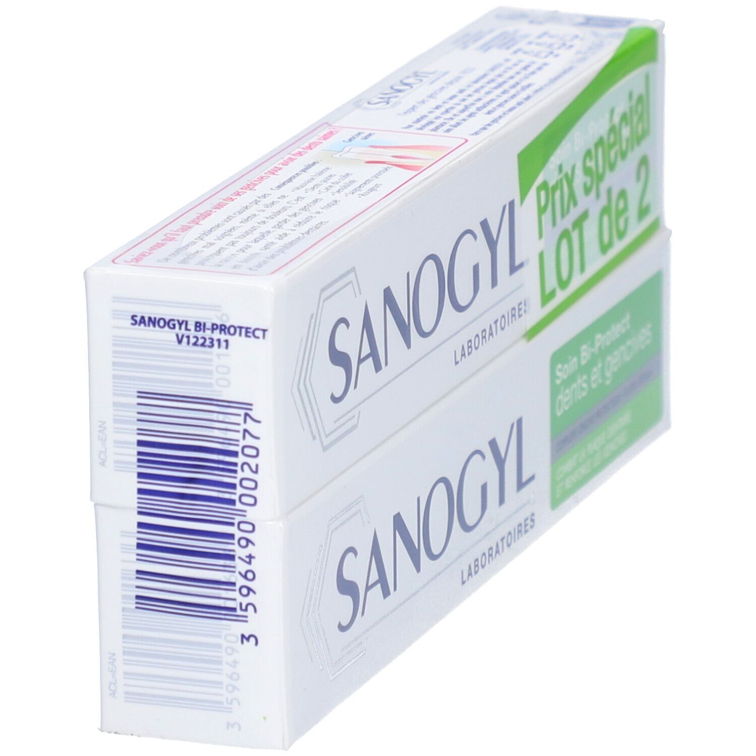Sanogyl Bi Protect dentifrice soin complet dents et gencives