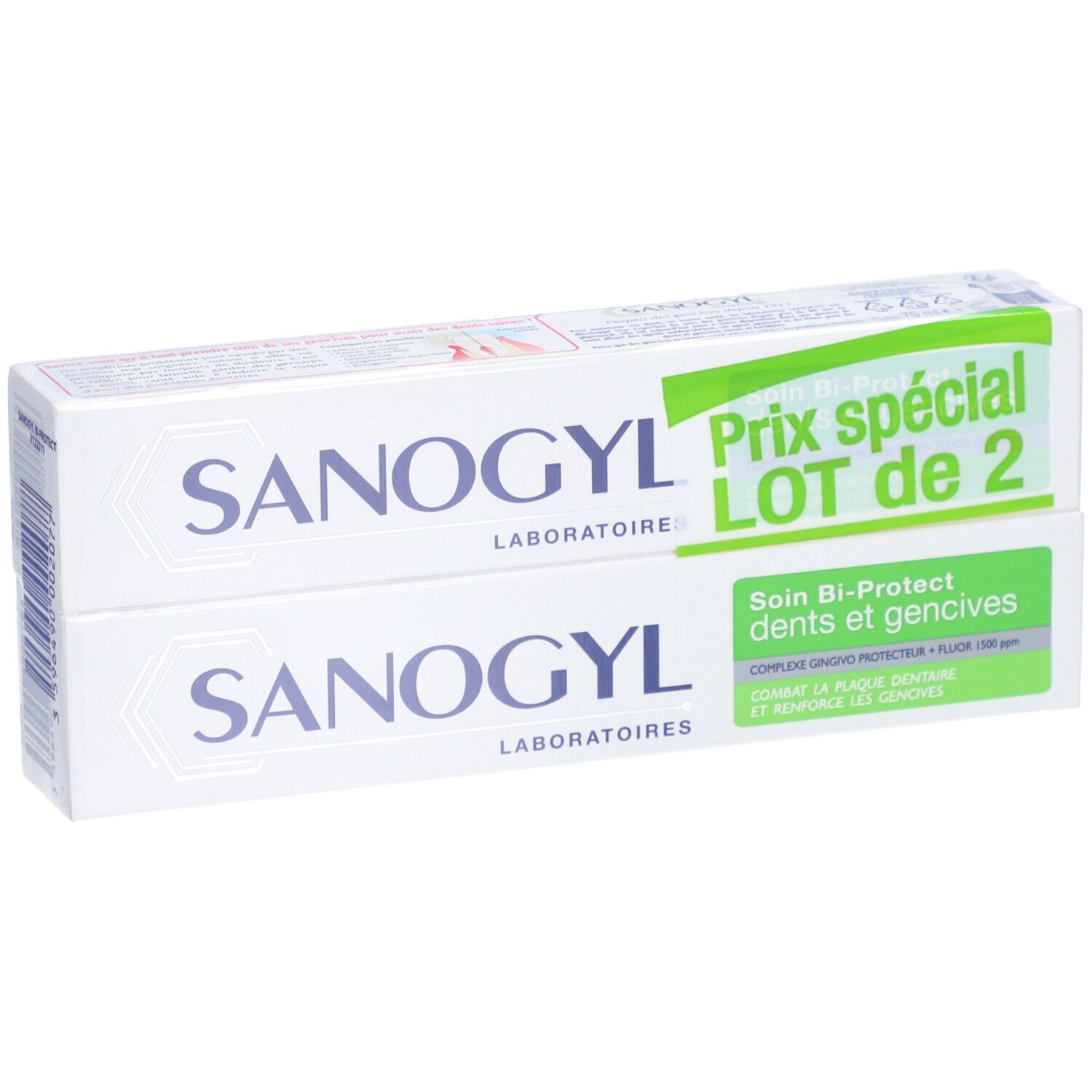 Sanogyl Bi Protect dentifrice soin complet dents et gencives