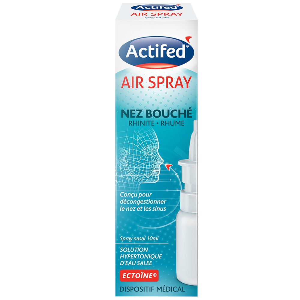 Actifed luchtspray nez bouchés
