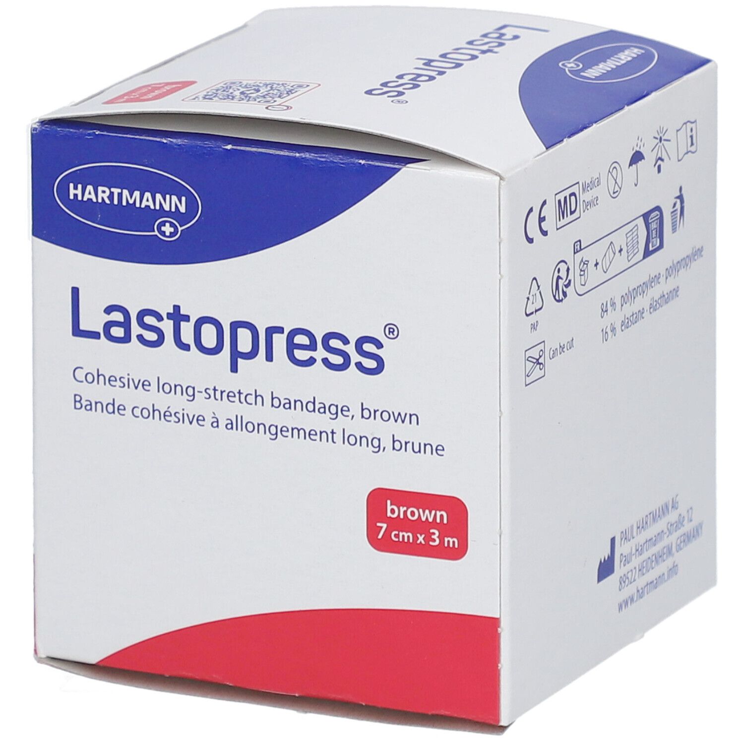 Lastopress® Bande de contention cohésive chair 3 m x 7 cm