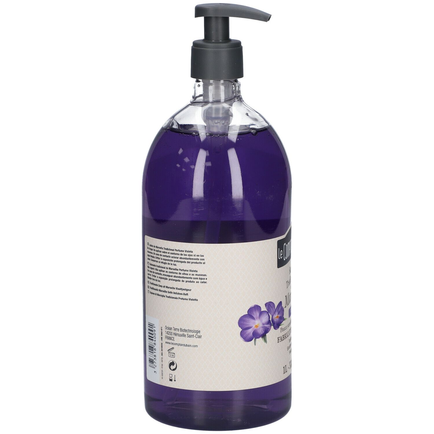 Le Comptoir Du Bain Savon De Marseille Liquide Peaux Sensibles, Savon De Marseille Liquide