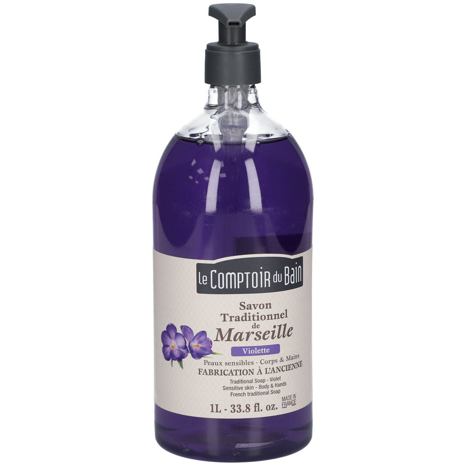 Le Comptoir Du Bain Savon De Marseille Liquide Peaux Sensibles, Savon De Marseille Liquide