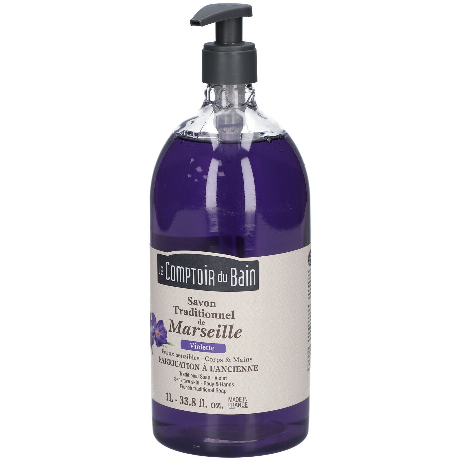 Le Comptoir Du Bain Savon De Marseille Liquide Peaux Sensibles, Savon De Marseille Liquide