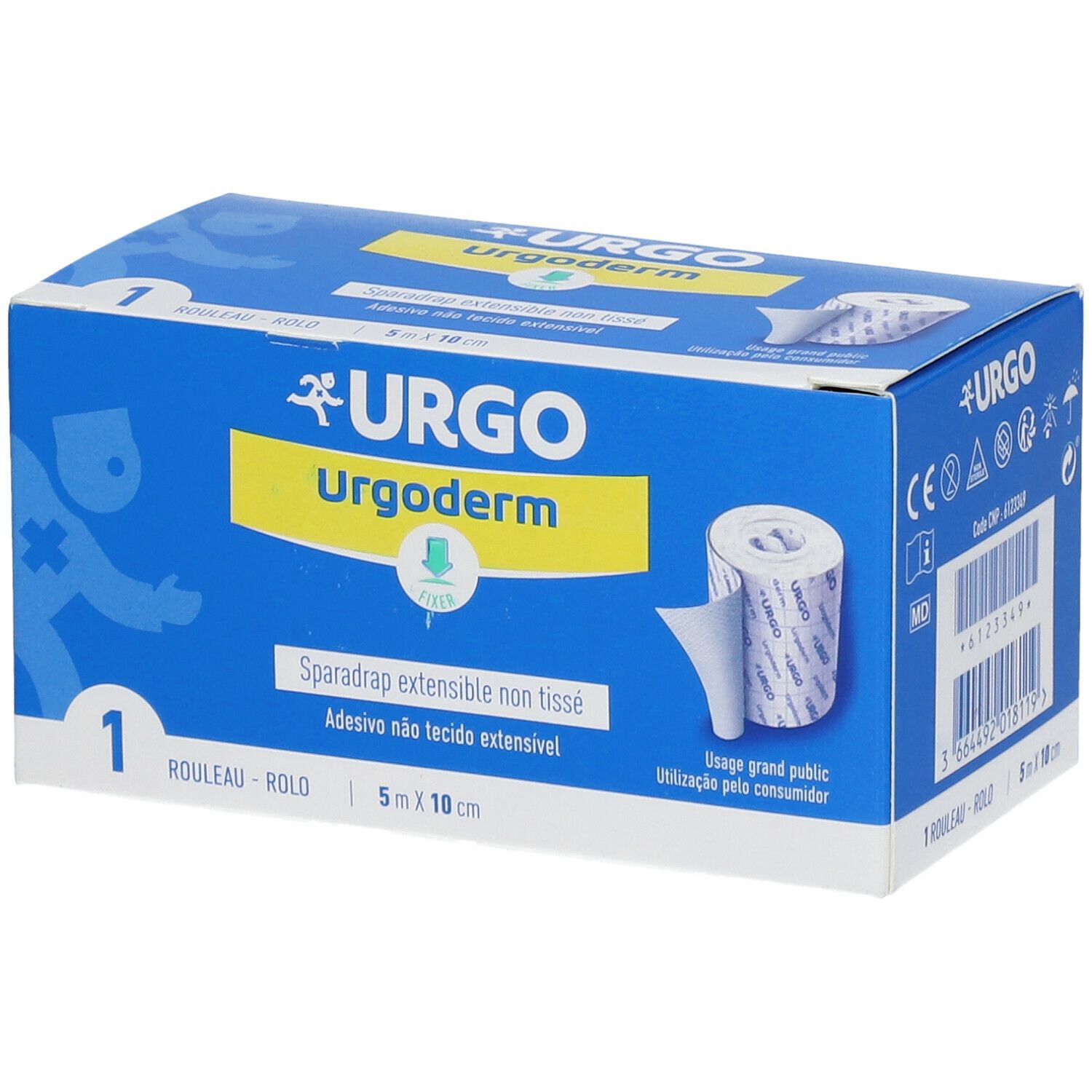 Urgo Urgoderm Sparadrap Nt Extensible 5cm X 10cm