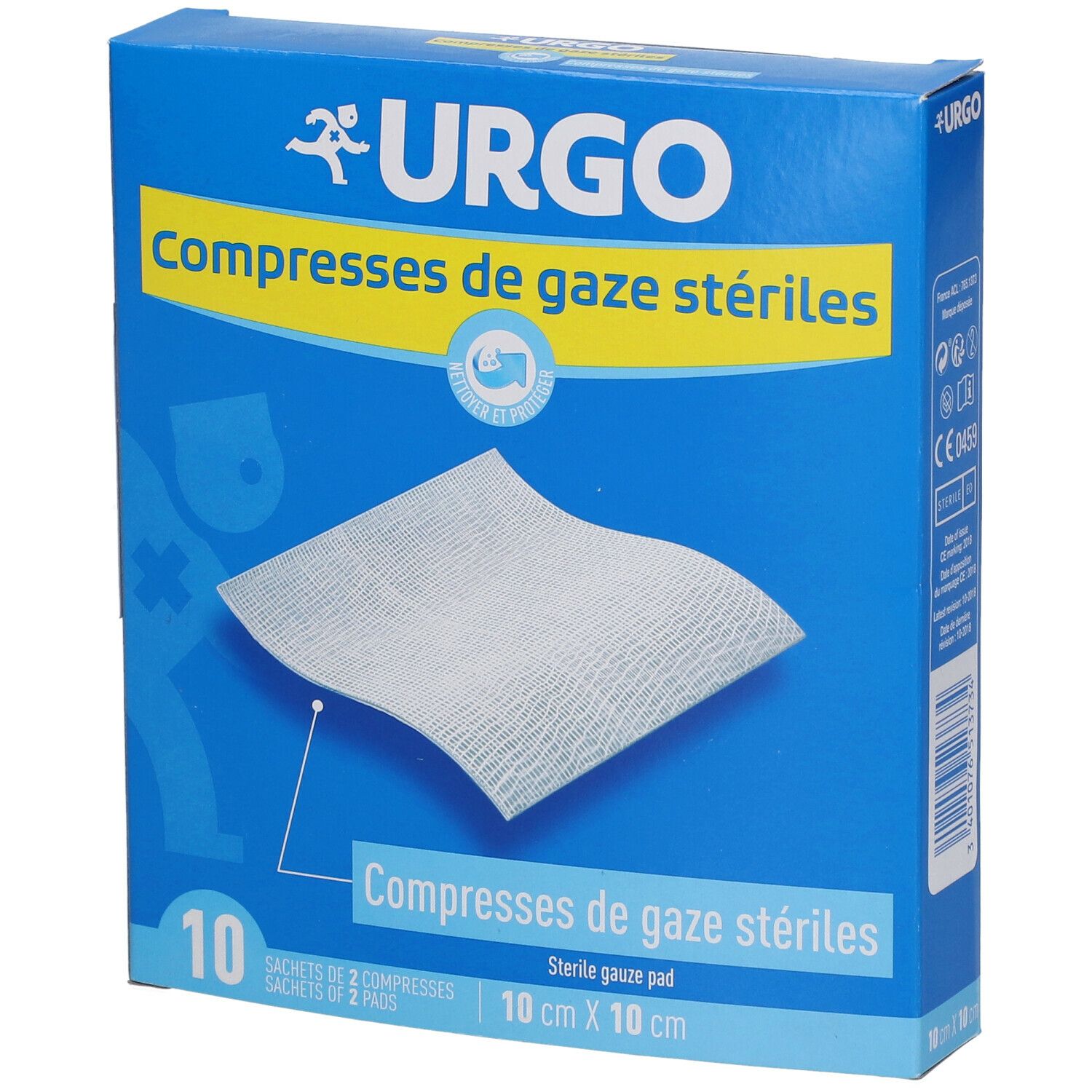 Urgo Compresse Gaze 10cm X 10cm