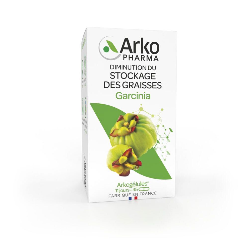 Arkogélules Garcinia, Gélule, Complément Alimentaire à Base De  Garcinia Cambogia, Bt 45