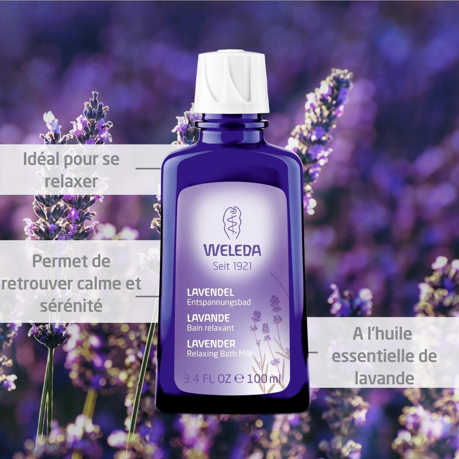 Weleda Bain, Bain Relaxant à La Lavande, Fl 200 Ml