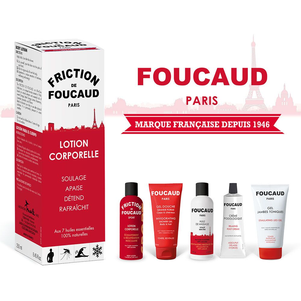 Friction de Foucaud Lotion Energisante pour le Corps