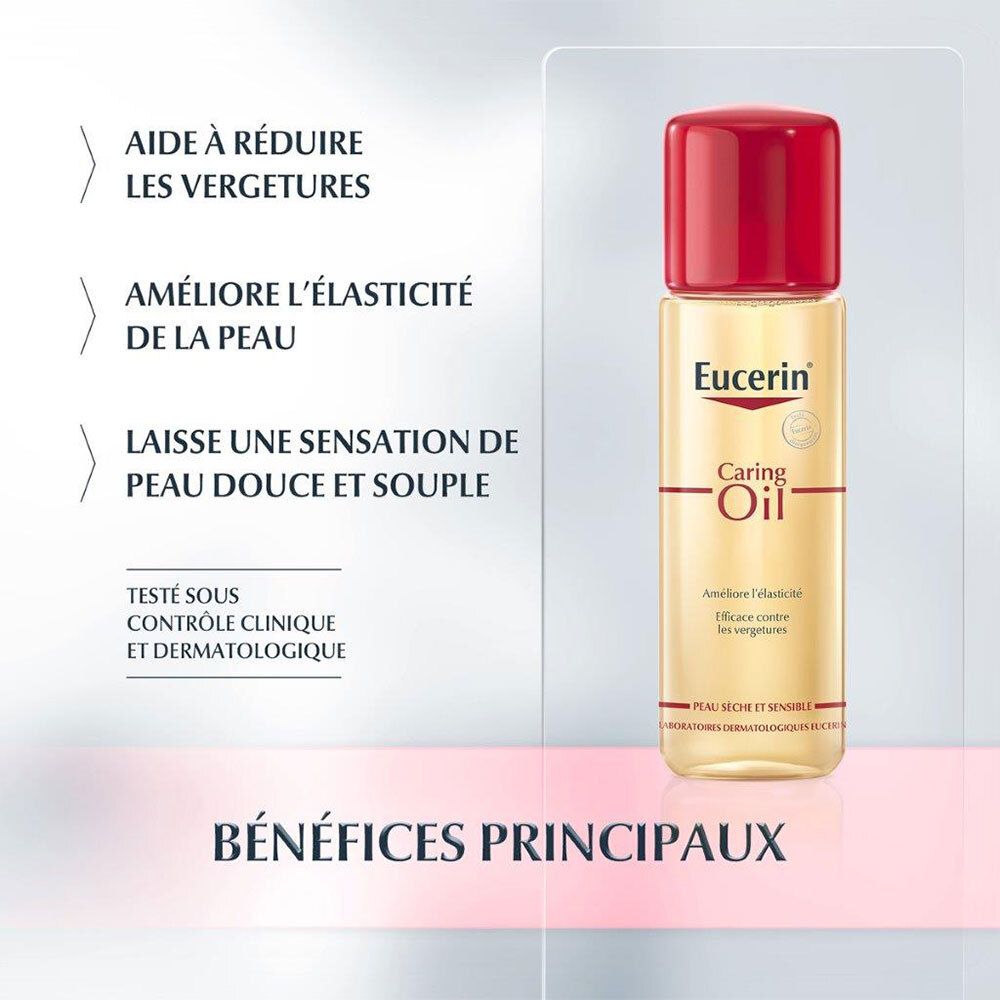 EUCERIN PEAU SENSIBLE HUILE DE SOIN - Huile de soin corporelle.  - fl 125 ml