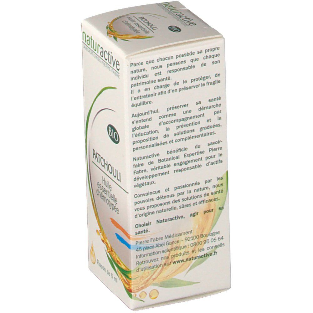Naturactive Huile Essentielle Bio Pathchouli
