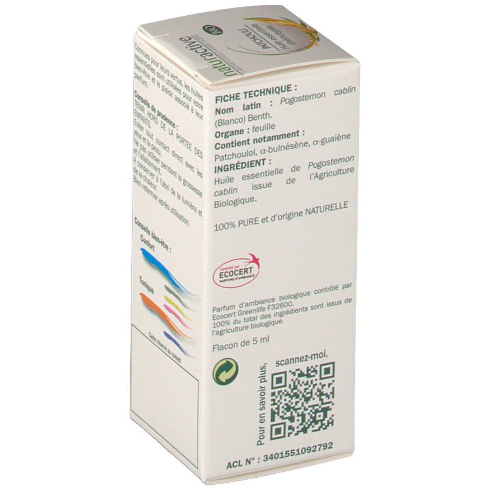 Naturactive Huile Essentielle Bio Pathchouli
