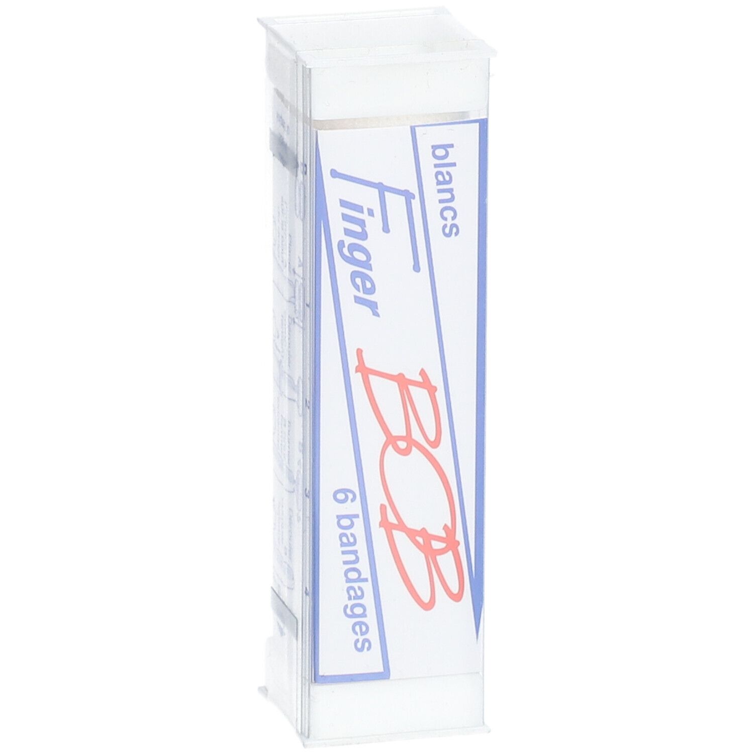 Finger Bob, Doigtier En Filet Tubulaire Extensible Pour Adulte Et Enfant, Blanc, Bt 6