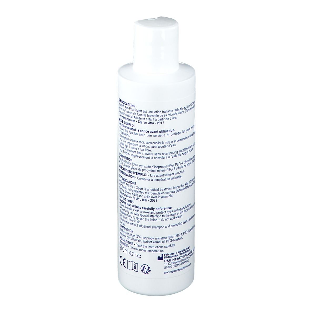 Apaisyl Xpert Poux Et Lentes, Lotion Traitante Antipoux, Antilentes, Fl 200 Ml