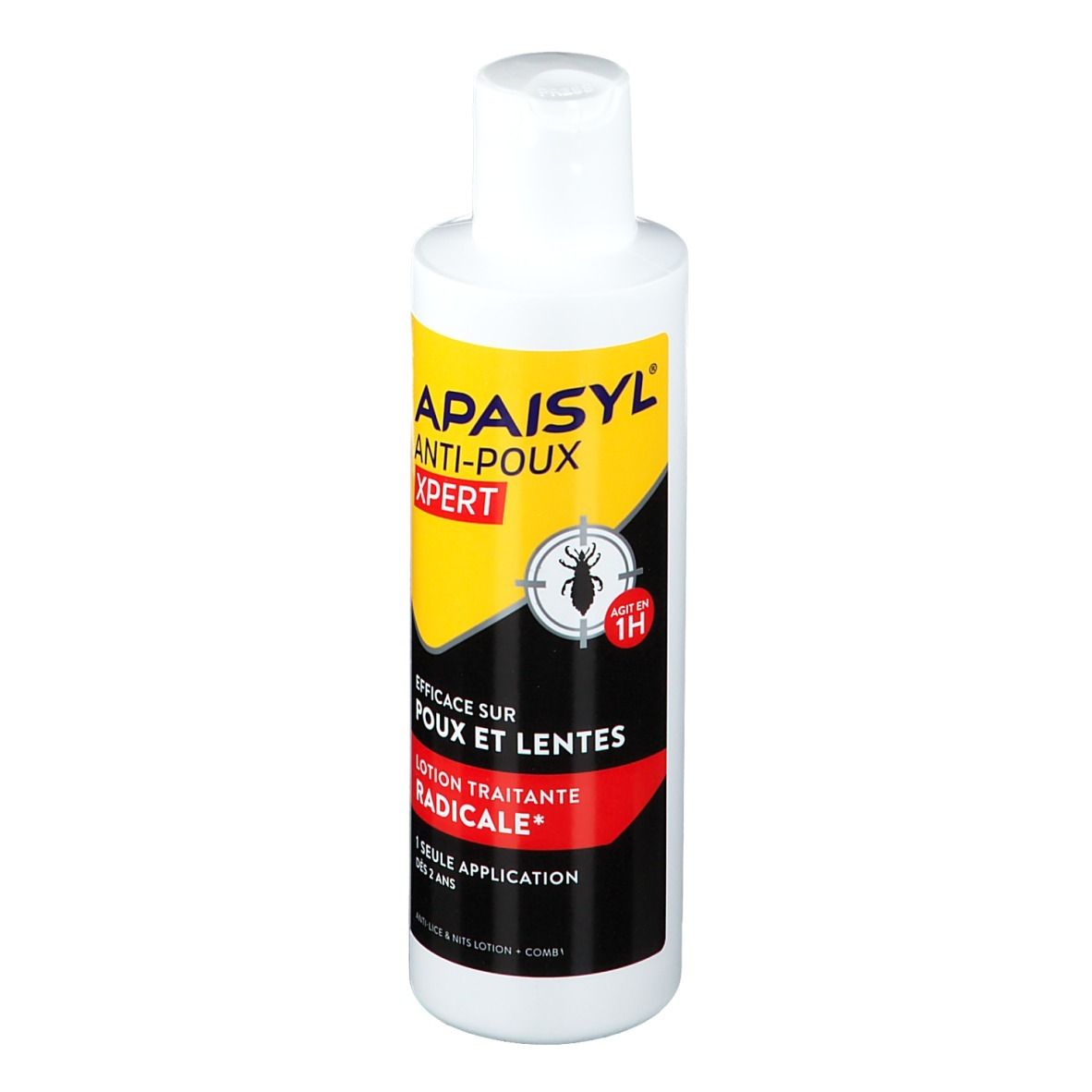 Apaisyl Xpert Poux Et Lentes, Lotion Traitante Antipoux, Antilentes, Fl 200 Ml