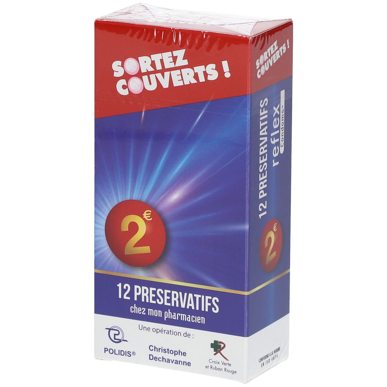 Reflex Sortez Couverts Préservatif Standard