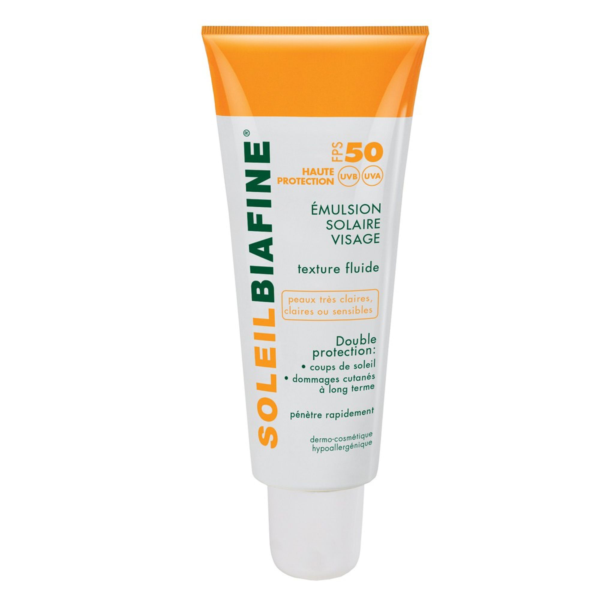 Soleilbiafine® Émulsion Solaire Visage SPF50