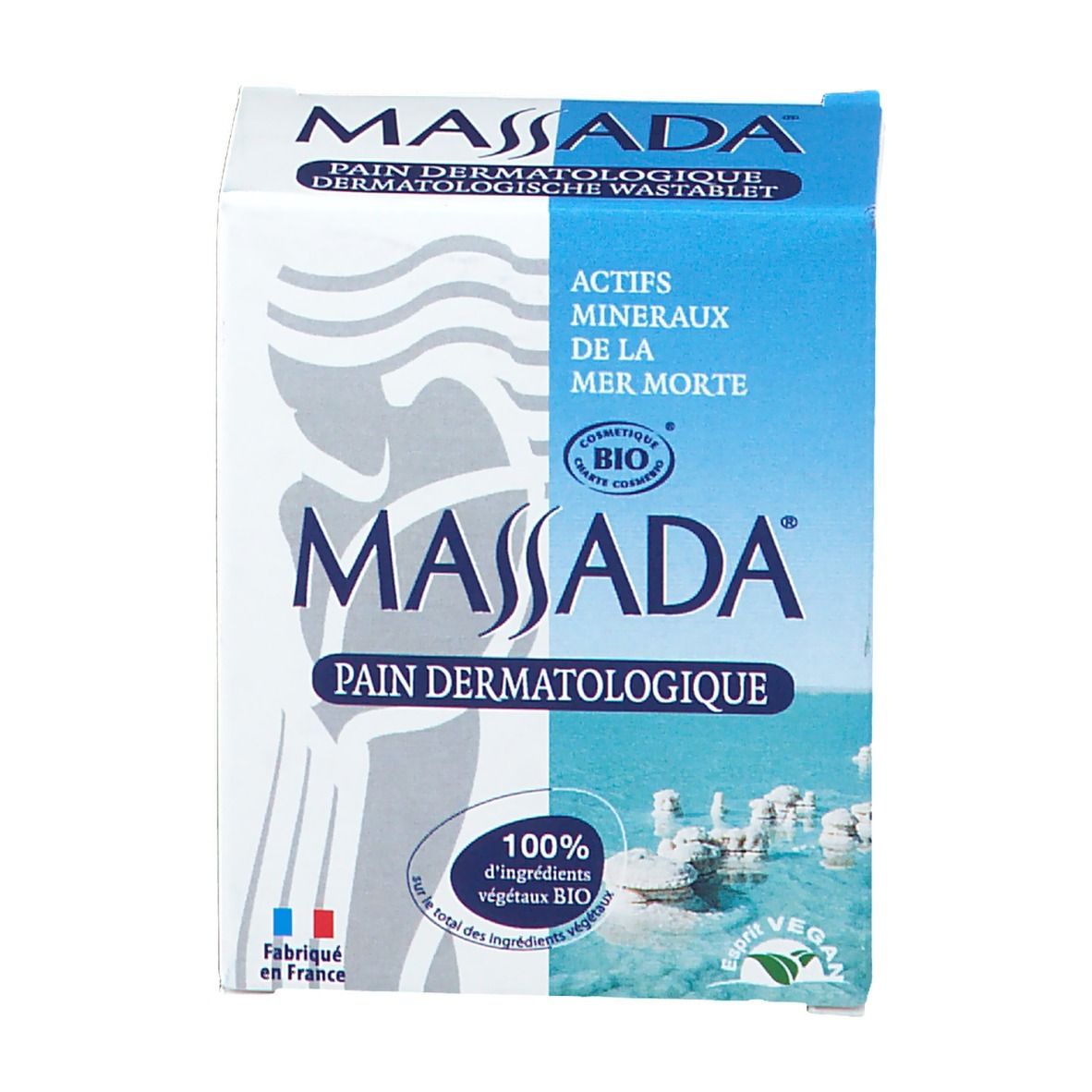 Massada Pain Dermatologique Bio, Pain Dermatologique Aux Actifs Minéraux De La Mer Morte,