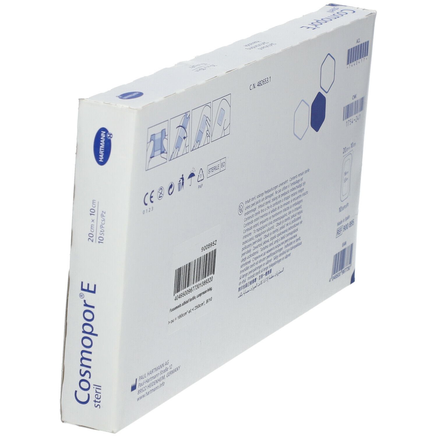 Cosmopor® E Zelfklevend steriel verband 20 x 10 cm