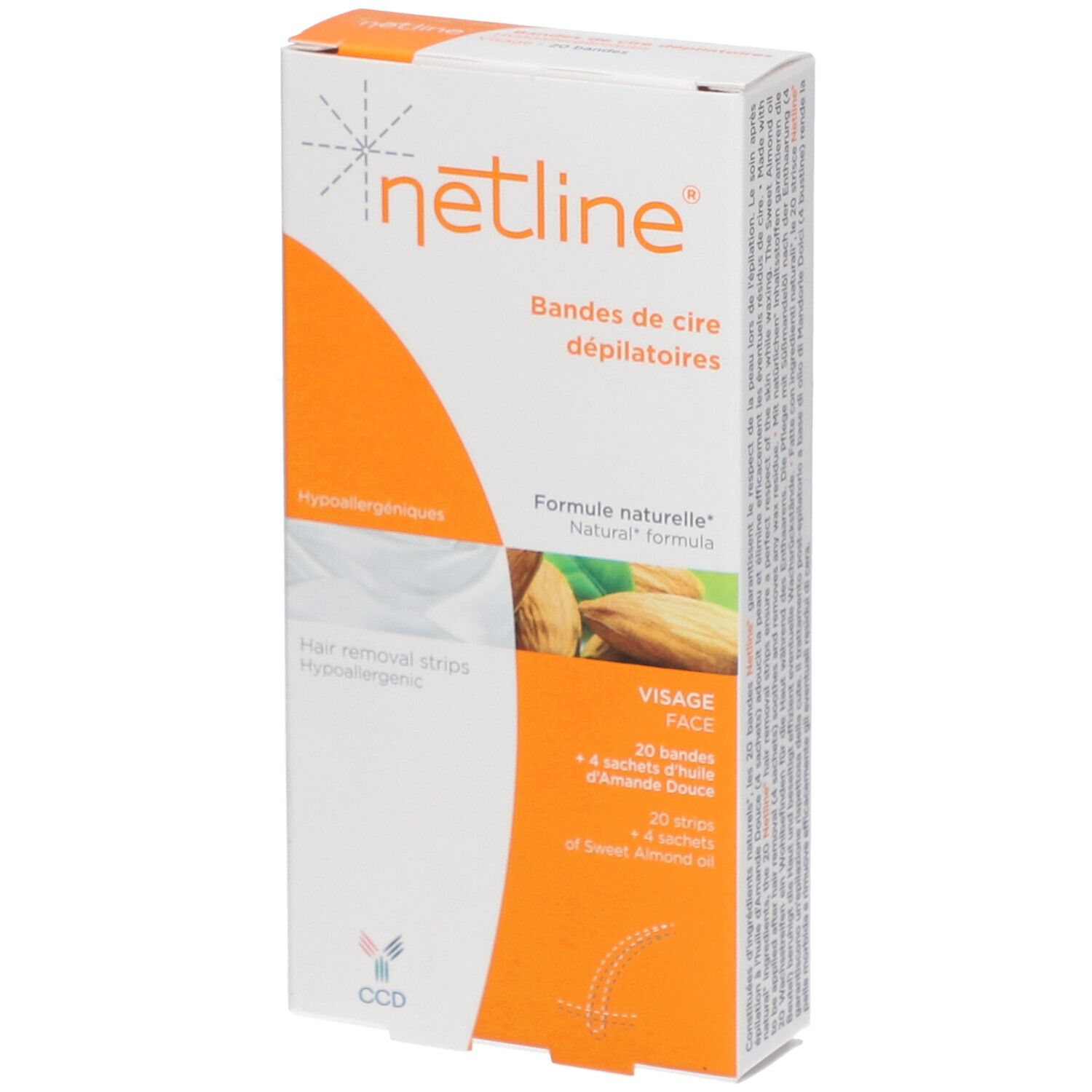 Netline® Ontharende Wasstrips Gezicht