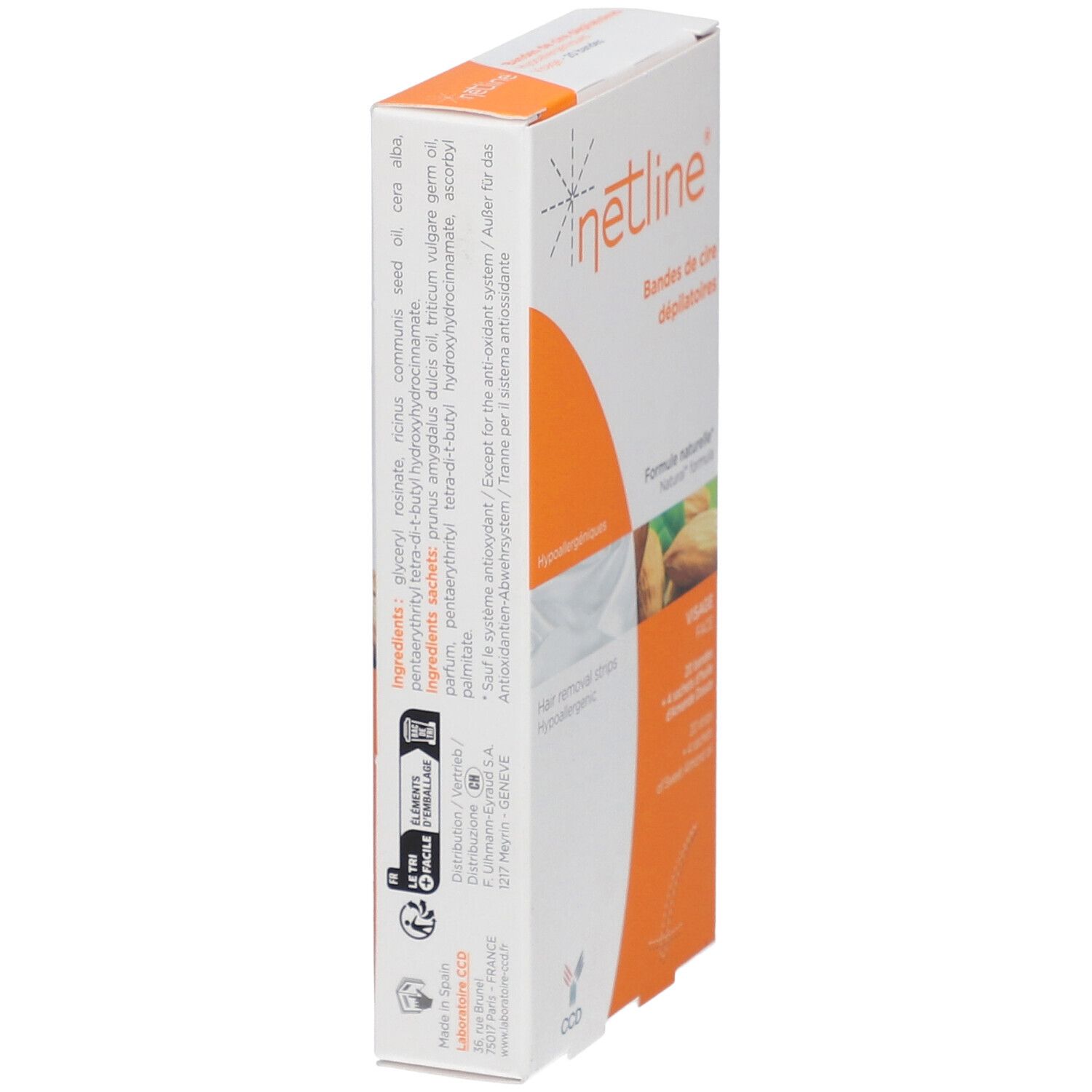 Netline® Ontharende Wasstrips Gezicht