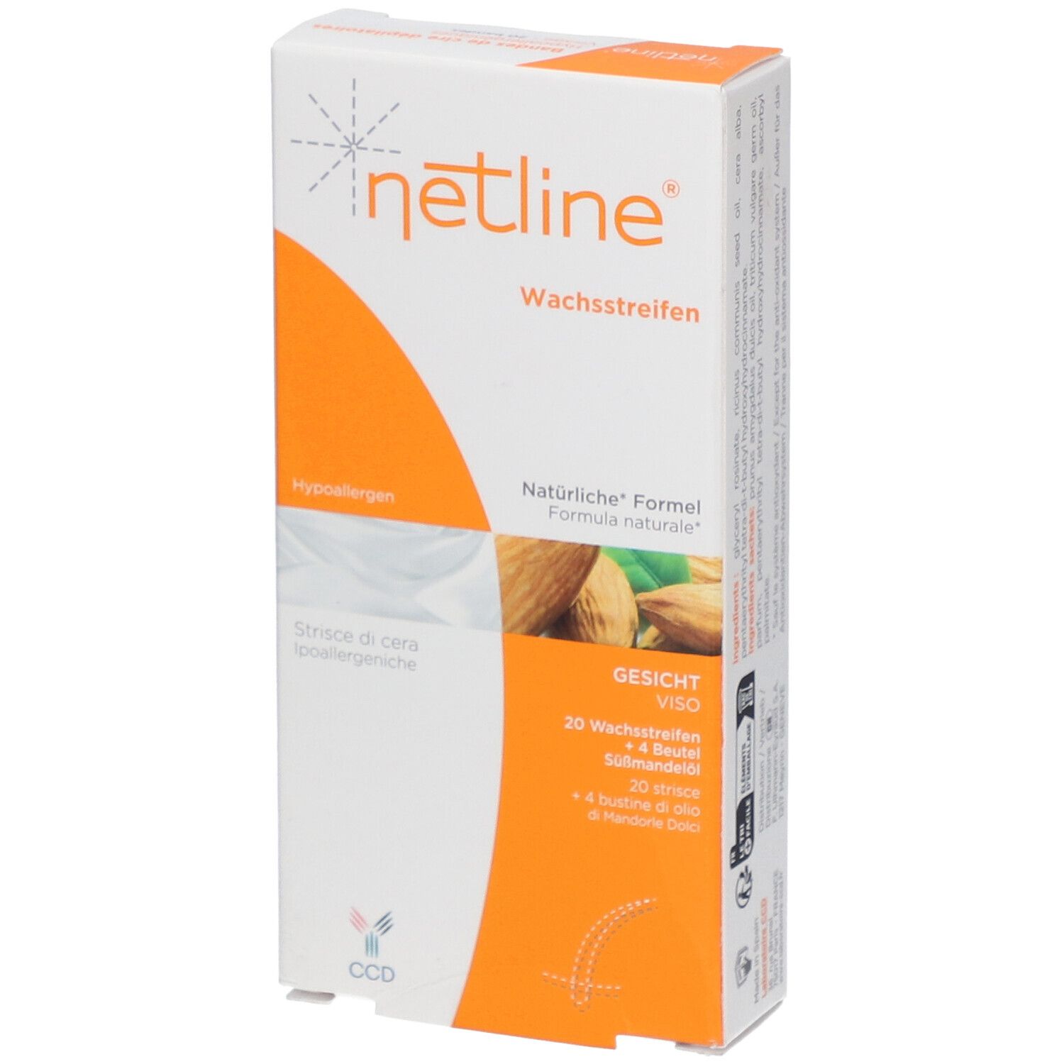Netline® Ontharende Wasstrips Gezicht