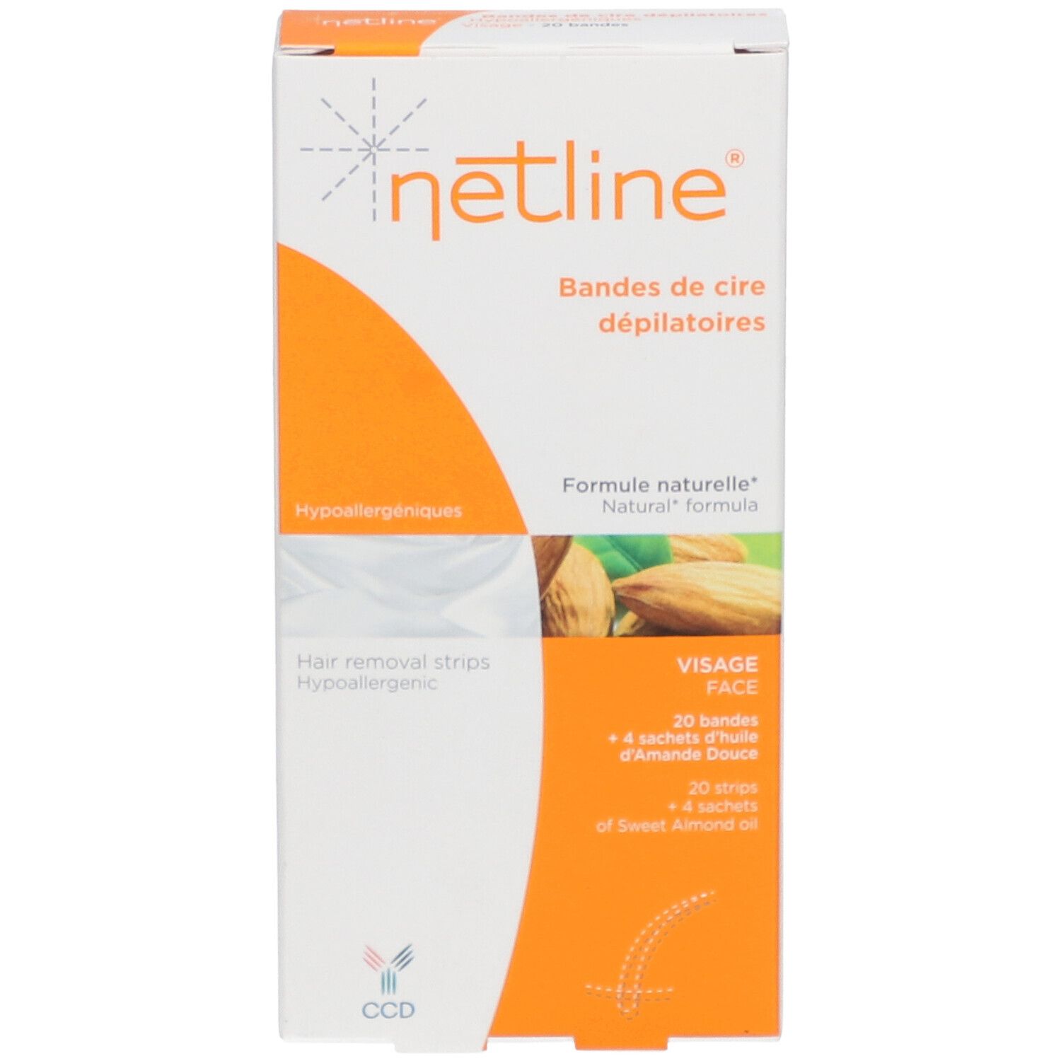 Netline® Ontharende Wasstrips Gezicht