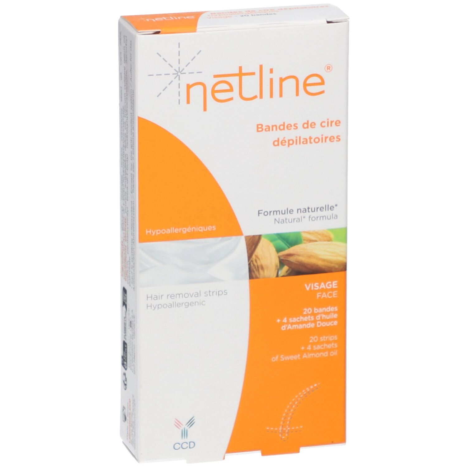 Netline® Ontharende Wasstrips Gezicht