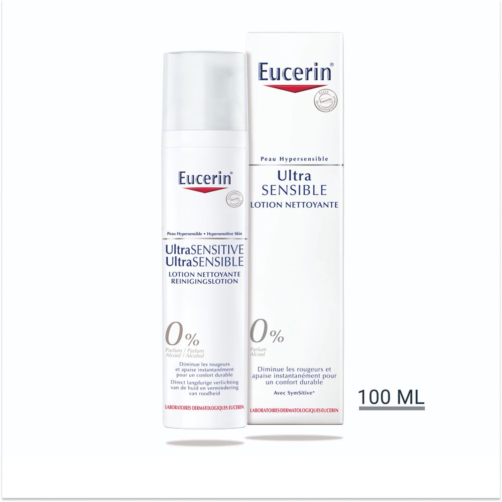 EUCERIN PEAU HYPERSENSIBLE ULTRASENSIBLE LOTION NETTOYANTE - Lotion nettoyante.  - fl 100