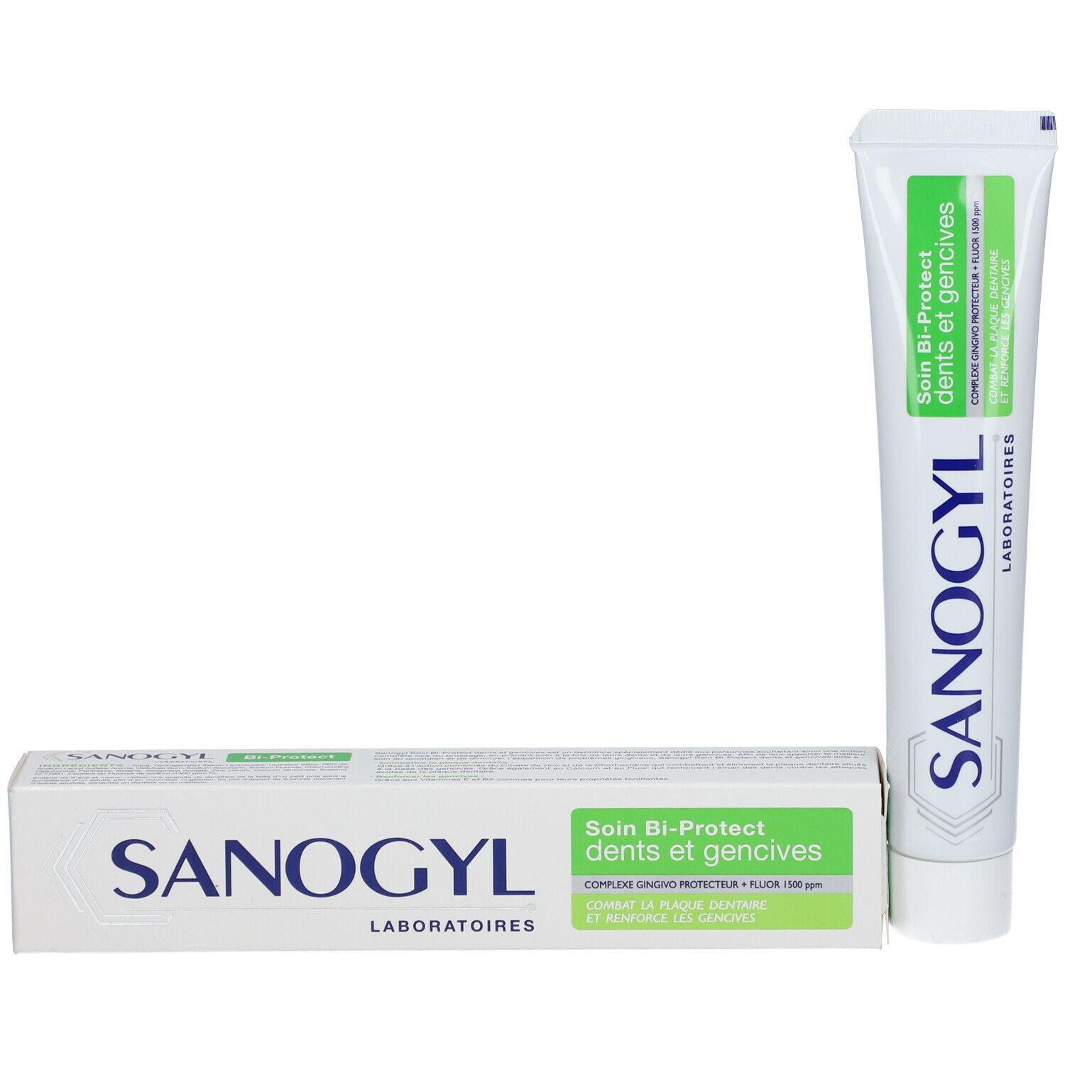 Sanogyl Bi-Protect Dentifrice soins dents et gencives