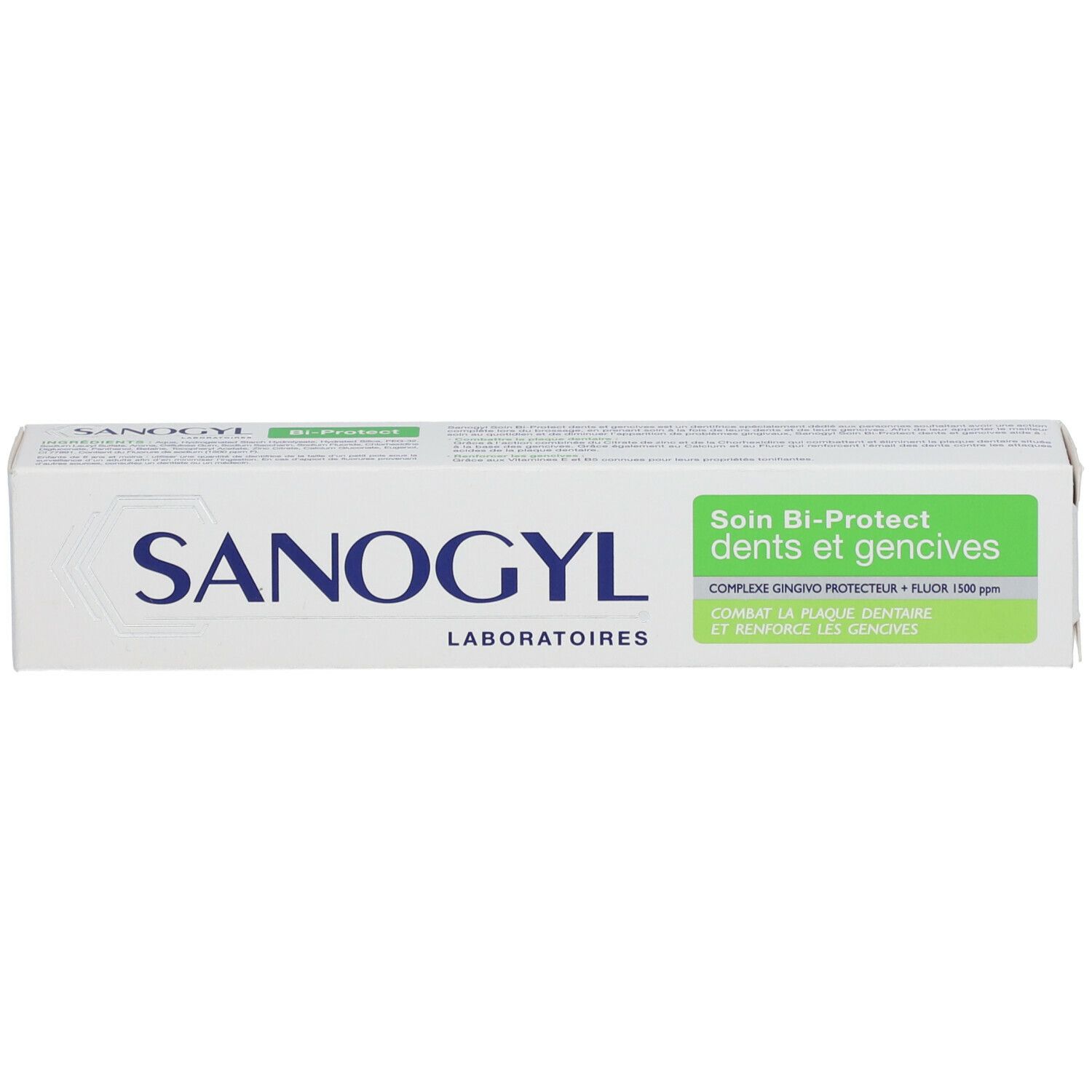 Sanogyl Bi-Protect Dentifrice soins dents et gencives