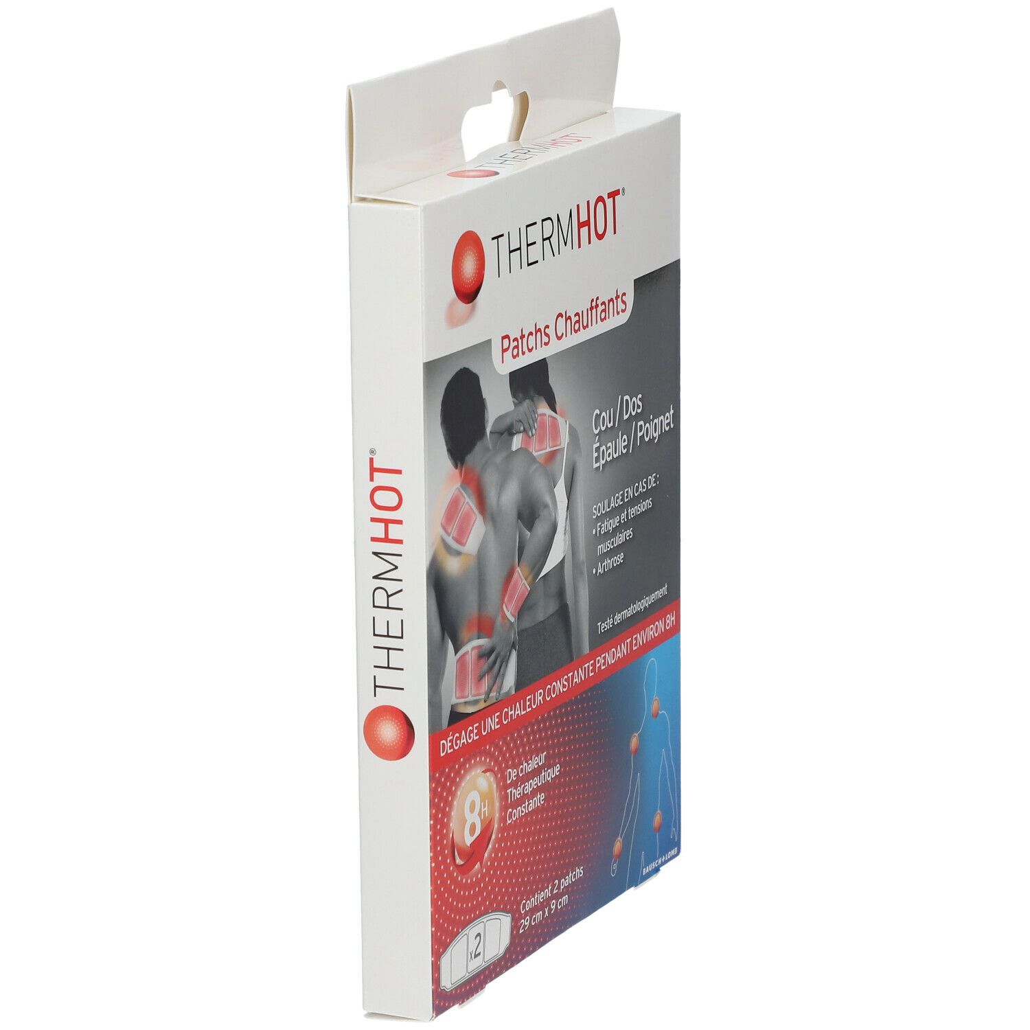 ThermHot® Patchs Chauffants Cou/Dos/Épaule/Poignet