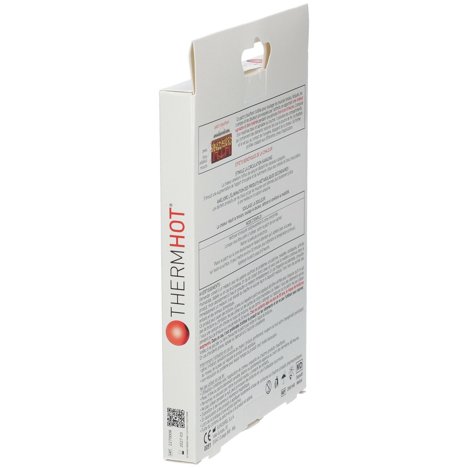 ThermHot® Patchs Chauffants Cou/Dos/Épaule/Poignet