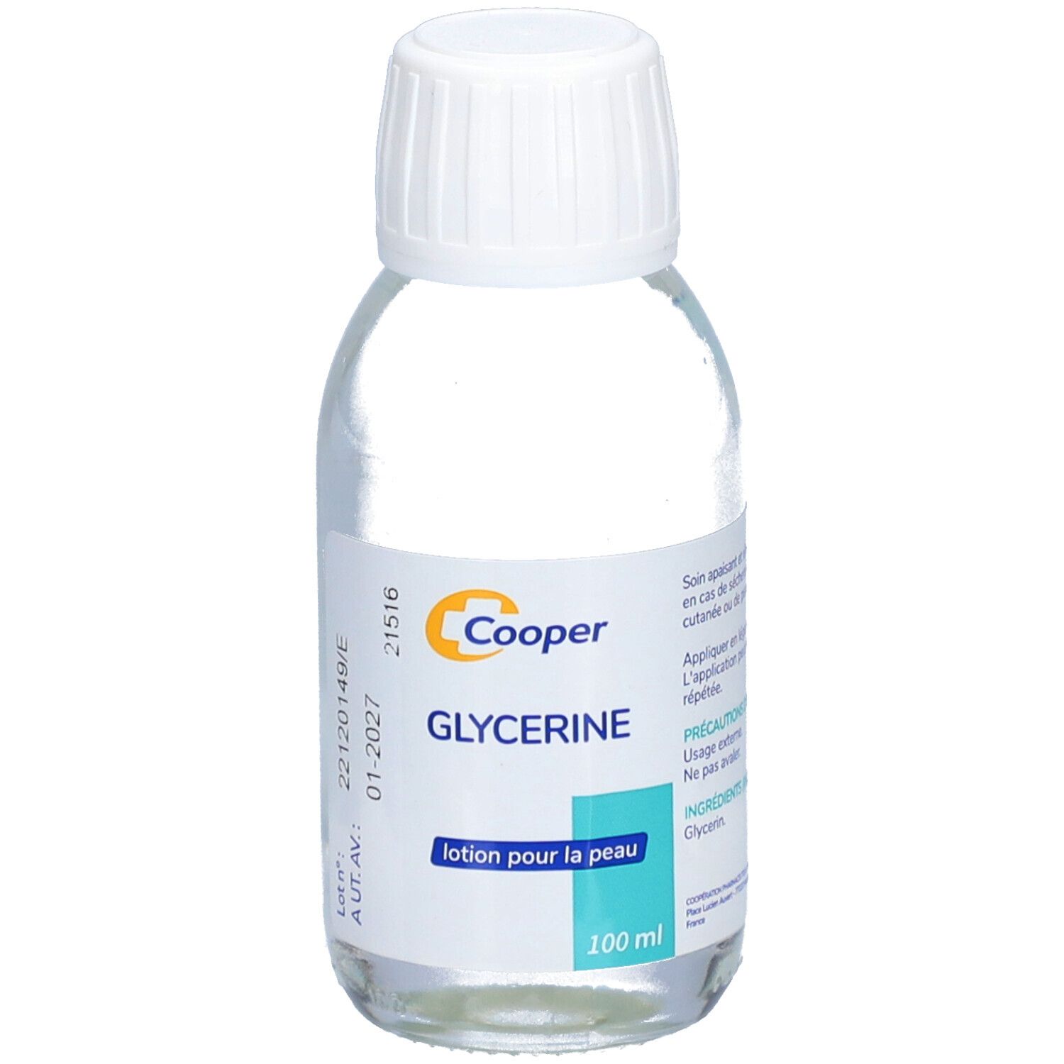 Cooper Glycerine lotion voor de huid, fles van 100 ml.
