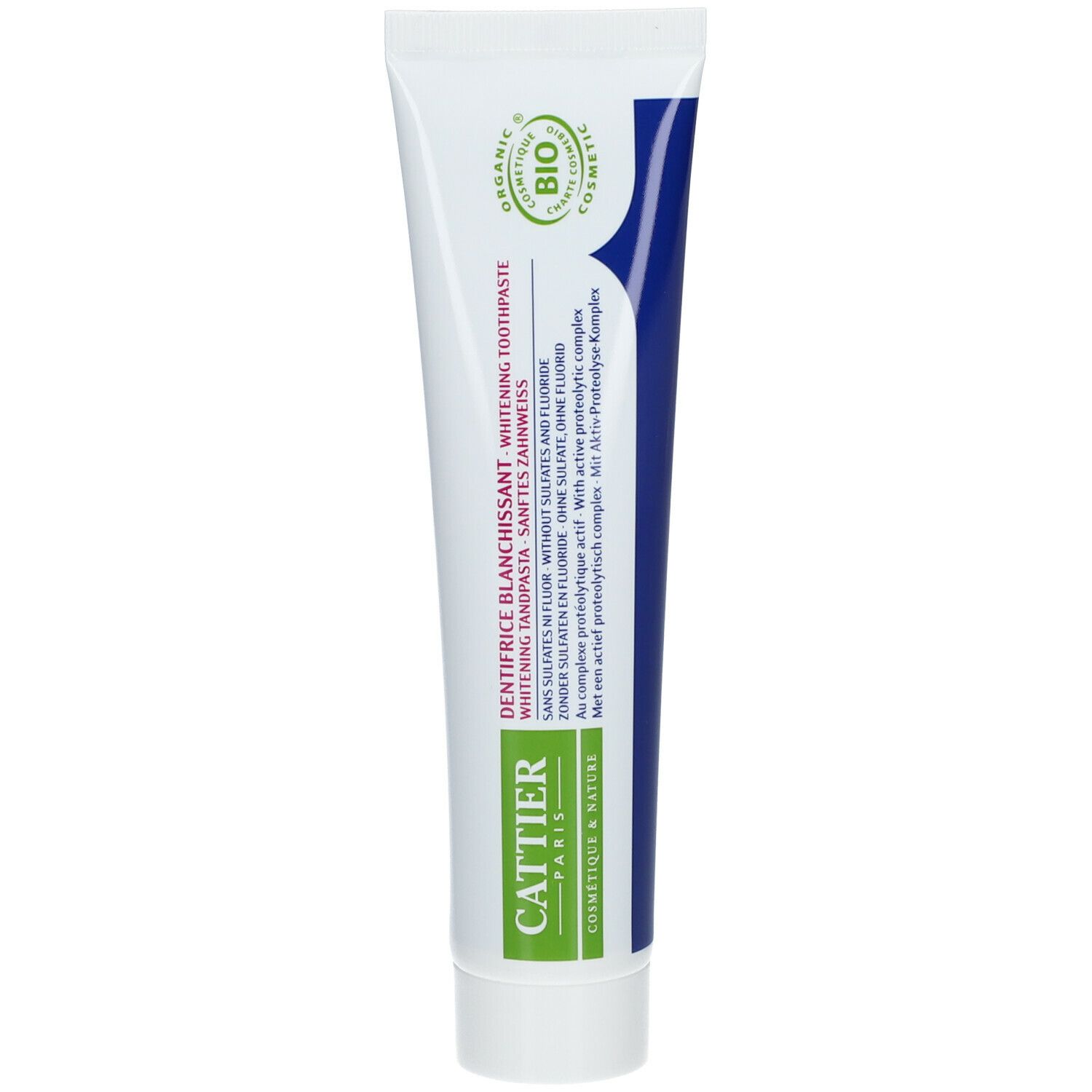 Cattier Whitening Dentifrice sans Sulfates ni Fluor
