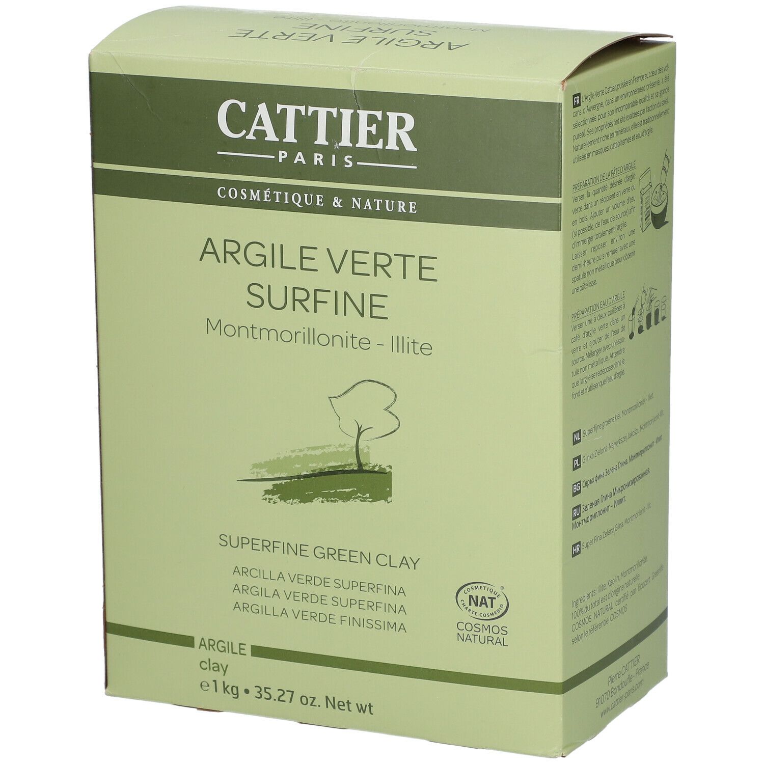 Cattier Groene Klei Superfijn