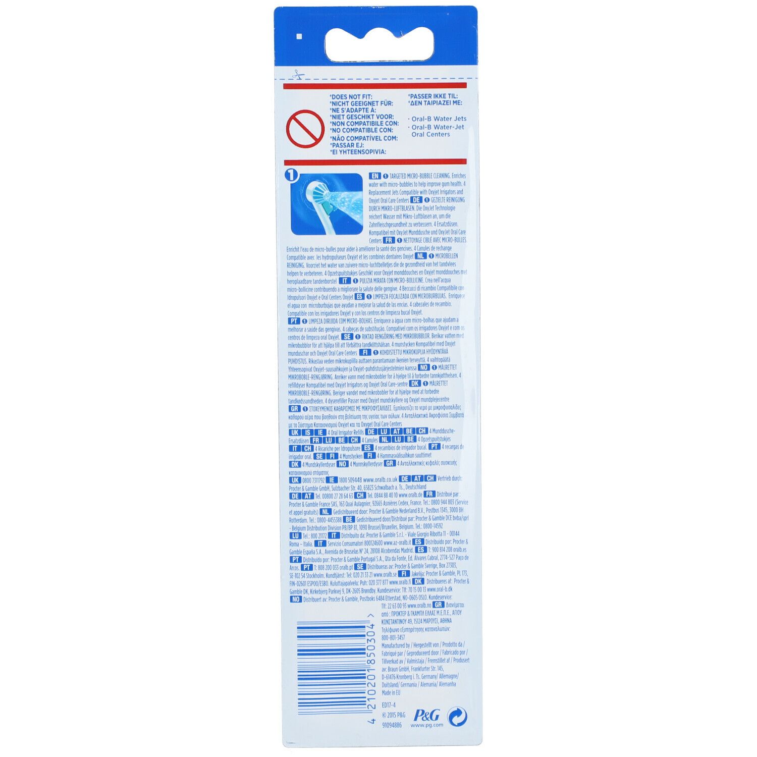 Oral-b Canules Ed17 Oxyjet X4