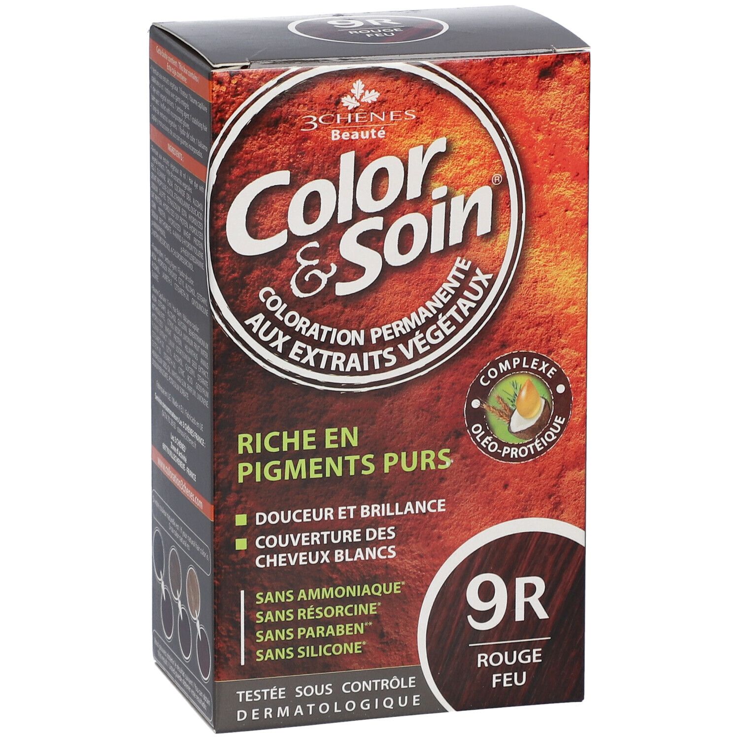 Les 3 Chênes Color & Soin Coloration 9R Rouge Feu