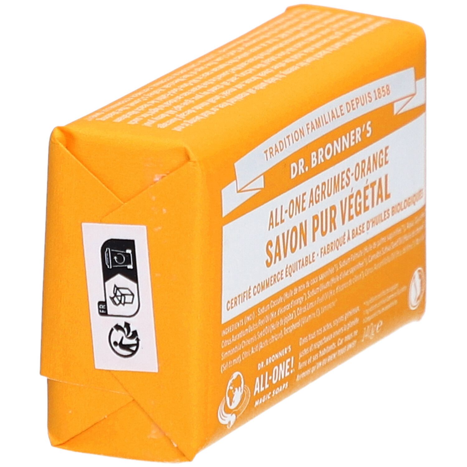 DR.BRONNER'S Zuivere Plantenzeep Citrus Sinaasappel