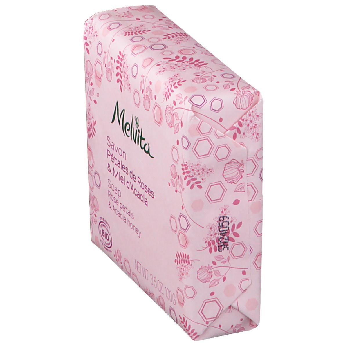 Melvita Savon Pétales de Roses & Miel d'Acacia