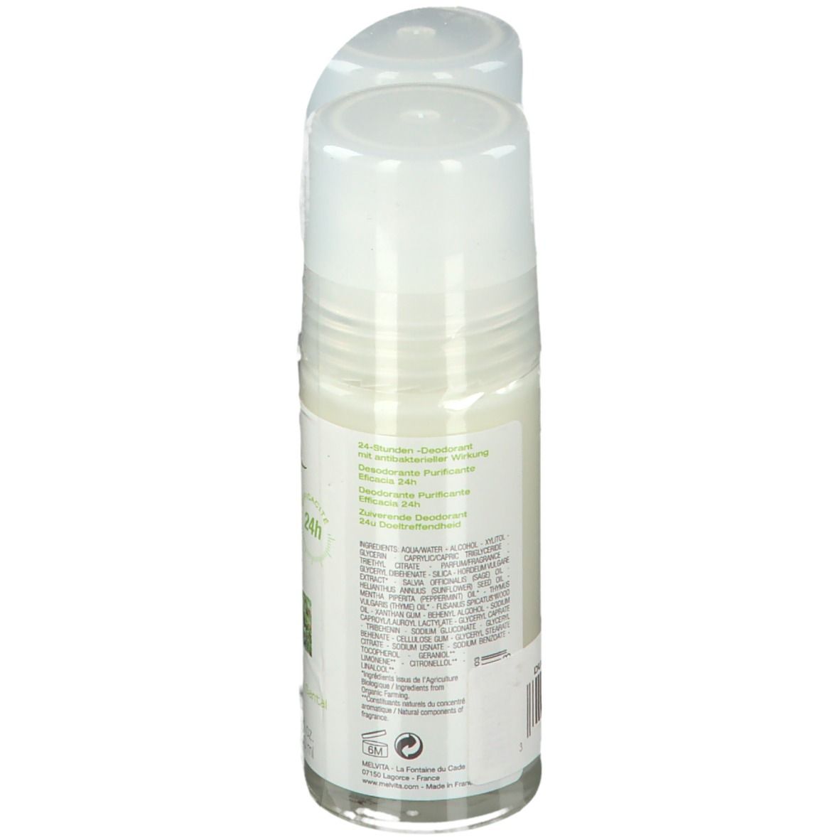 MELVITA DEOD PURIF 24H BILLE50MLX2