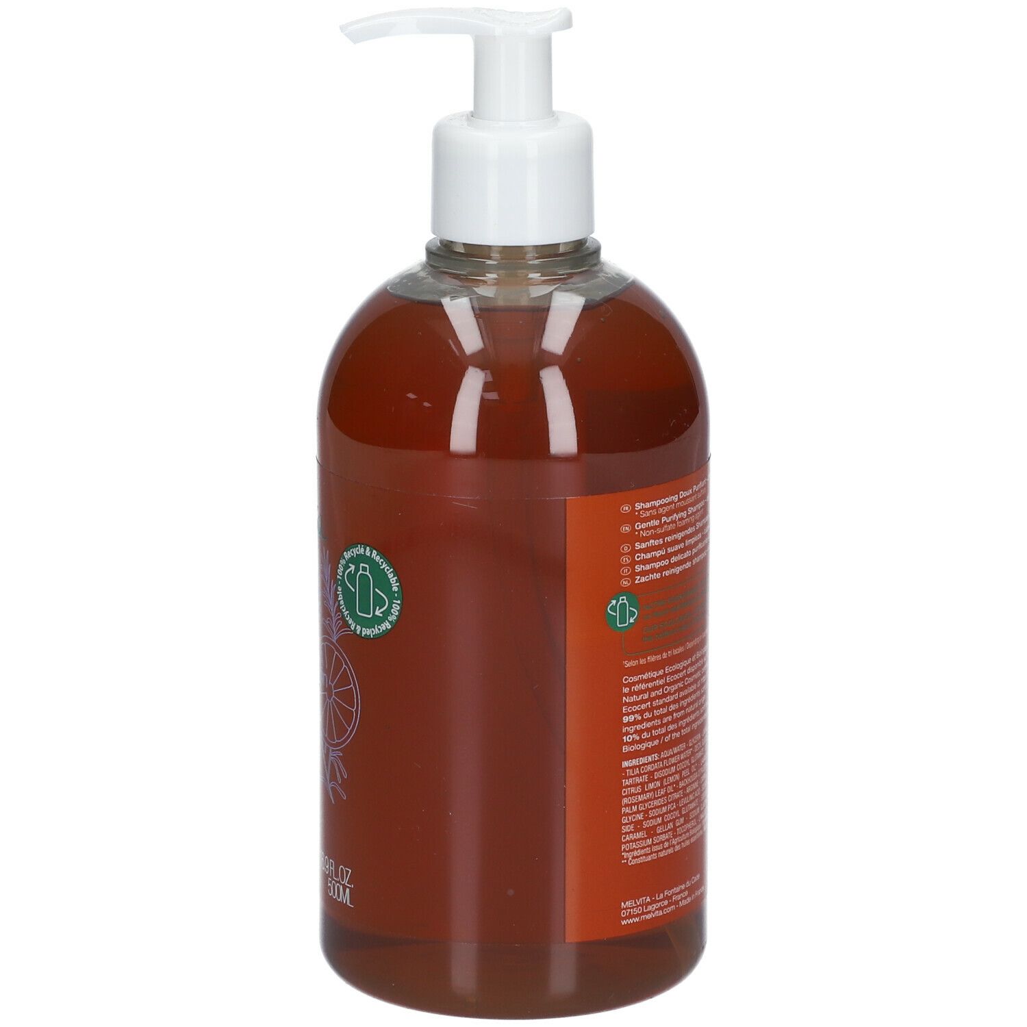 Melvita Shamp Doux Purifiant 500ml