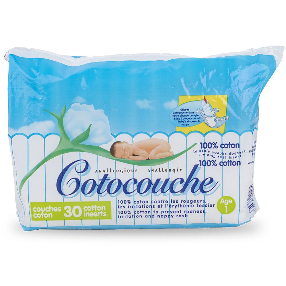 Cotocouche Couches coton anallergique 1er âge