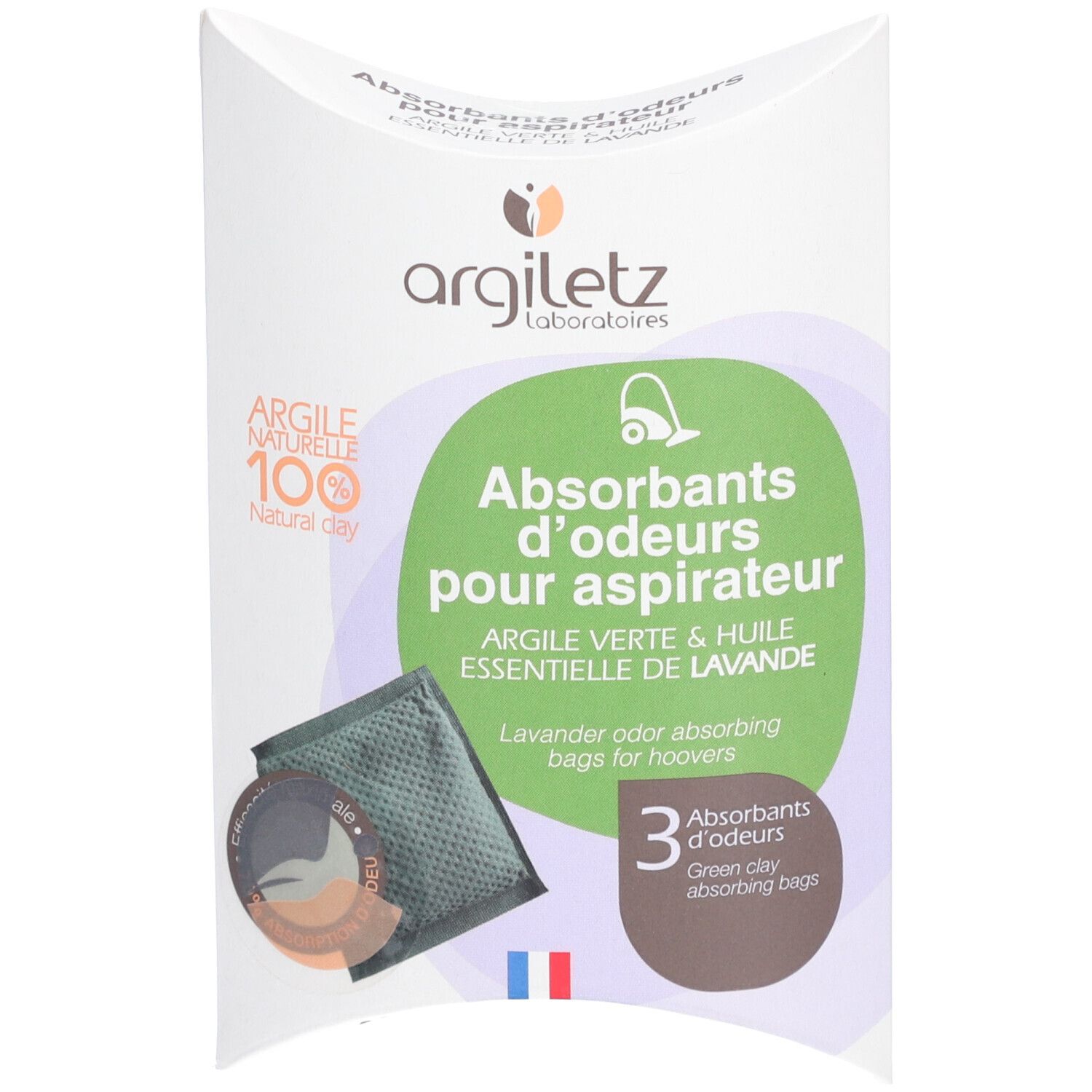 ARGILETZ Geurabsorber voor stofzuigers lavendelgeur