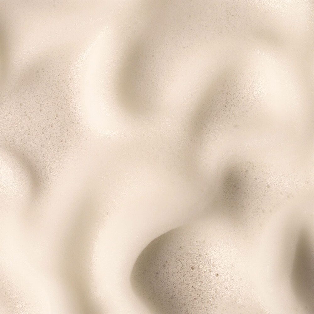Textuur van Avril gezichtsreinigingsschuim, close-up.
