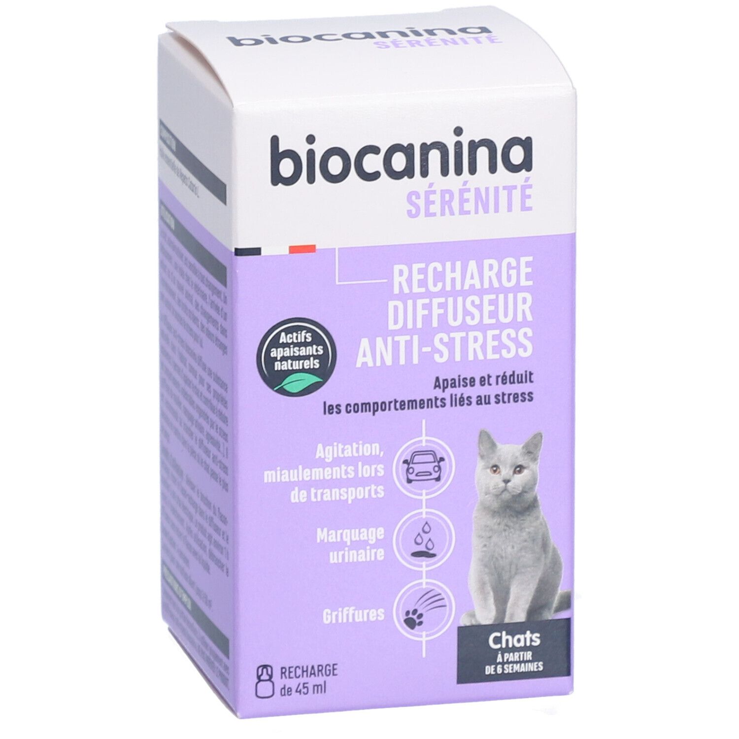 BIOCANINA SÉRÉNITÉ DIFFUSEUR ANTI - STRESS RECHARGE - Solution antistress apaisante rechar